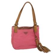 Prada Vintage Pre-owned Tyg prada-vskor Pink, Dam