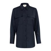 My Essential Wardrobe Klassisk Janemw Shirt Bluser i Total Eclipse Blu...