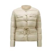 Moncler Echione Kort Dunjacka Beige, Dam