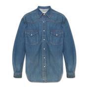 Maison Margiela Denimskjorta Blue, Herr