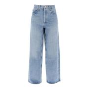 Agolde Vintage Baggy Low Slung Jeans Blue, Dam
