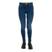 Liu Jo Perfekt Ideal Skinny Jeans Blå Denim Blue, Dam