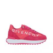 Givenchy Canvas och Mocka Sneakers Pink, Dam