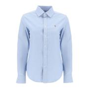 Ralph Lauren Klassisk Oxford Skjorta Blue, Dam