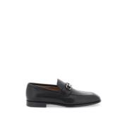 Salvatore Ferragamo Läderloafers med ruthenium finish Gancini Black, H...