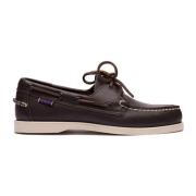 Sebago Mörkbruna båtmocassiner Brown, Herr