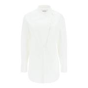 Jil Sander Skjorta med studded frontplastron och långa ärmar White, Da...