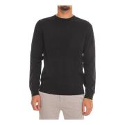 Ecoalf Återvunnen Rundhalsad Pullover Black, Herr