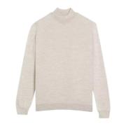 Oscar Jacobson Beige Turtleneck Beige, Herr