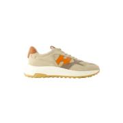 Hogan Laeder sneakers Beige, Dam