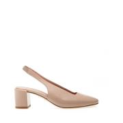 Halmanera Slingback Lackklackar Pink, Dam