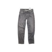 Acne Studios Svart River Ash Denim Jeans Gray, Herr