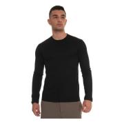 Emporio Armani Slim Fit Långärmad T-shirt Black, Herr