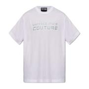 Versace Jeans Couture T-shirt med logotryck White, Herr