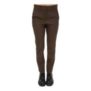 Marella Pantalone - Stiliga Byxor Brown, Dam