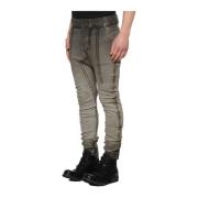 Boris Bidjan Saberi Klassiska Denim Jeans Gray, Herr