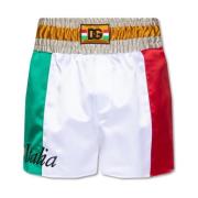 Dolce & Gabbana Sportshorts med Logodetalj White, Herr
