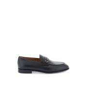 Salvatore Ferragamo Gancini Läder Moccasins Black, Herr