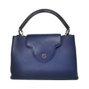 Louis Vuitton Vintage Pre-owned Laeder handvskor Blue, Dam