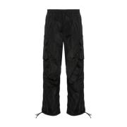 Msgm Svart Pantalone Black, Dam