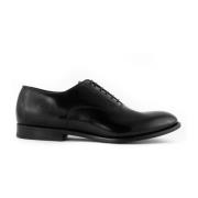 Doucal's Svarta Oxford Skor i Läder Black, Herr