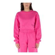 Hinnominate Stilig Crop Sweatshirt Pink, Dam