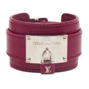 Louis Vuitton Vintage Pre-owned Tyg armband Pink, Dam