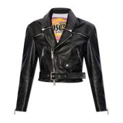 Dsquared2 Läderjacka Black, Dam