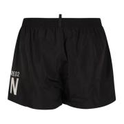 Dsquared2 Svart Sea Kläder Boxer Midi Black, Herr