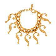 Moschino Armband med berlocker Yellow, Dam