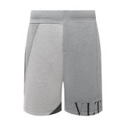 Valentino Grå Modal Shorts med Elastisk Midja Gray, Herr