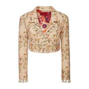 La DoubleJ Toreador-inspirerad Kort Jacka Beige, Dam