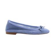 E mia Elegant Ballerina Flats Blue, Dam