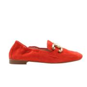 E mia Beqväm Mocassin Loafers Red, Dam