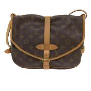 Louis Vuitton Vintage Pre-owned Canvas louis-vuitton-vskor Brown, Dam