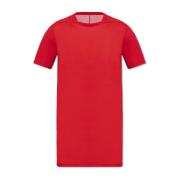 Rick Owens Level T T-shirt Red, Herr