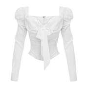 Vivienne Westwood Vit Korsett Topp White, Dam