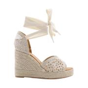 Maypol Eleganta Wedge Espadriller Beige, Dam