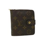 Louis Vuitton Vintage Pre-owned Belagd canvas plnbcker Brown, Dam