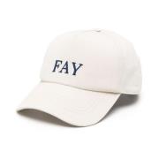 Fay Broderad Baseballkeps White, Herr