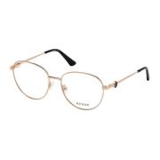 Guess Rose Gold Eyewear Frames Pink, Unisex