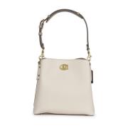 Coach Willow Bucket Väska - Vit Beige, Dam