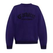 Carhartt Wip Tröja med logotyp Purple, Herr