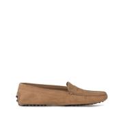 Tod's Elegant Mocassino Loafers Beige, Dam