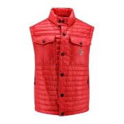 Moncler Röda Snap-Knapp Jackor & Kappor Red, Herr