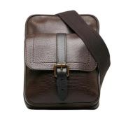 Louis Vuitton Vintage Pre-owned Laeder axelremsvskor Brown, Dam