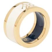 Carolina Herrera Pre-owned Pre-owned Plast ringar Beige, Dam