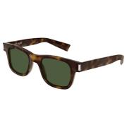 Saint Laurent Havana/Green Sunglasses SL 568 Brown, Unisex