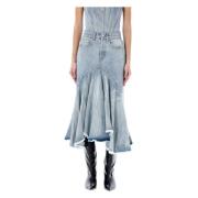 Vetements Skirts Blue, Dam