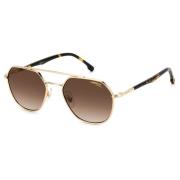 Carrera Gold Havana Sunglasses with Brown Shaded Lenses Brown, Unisex